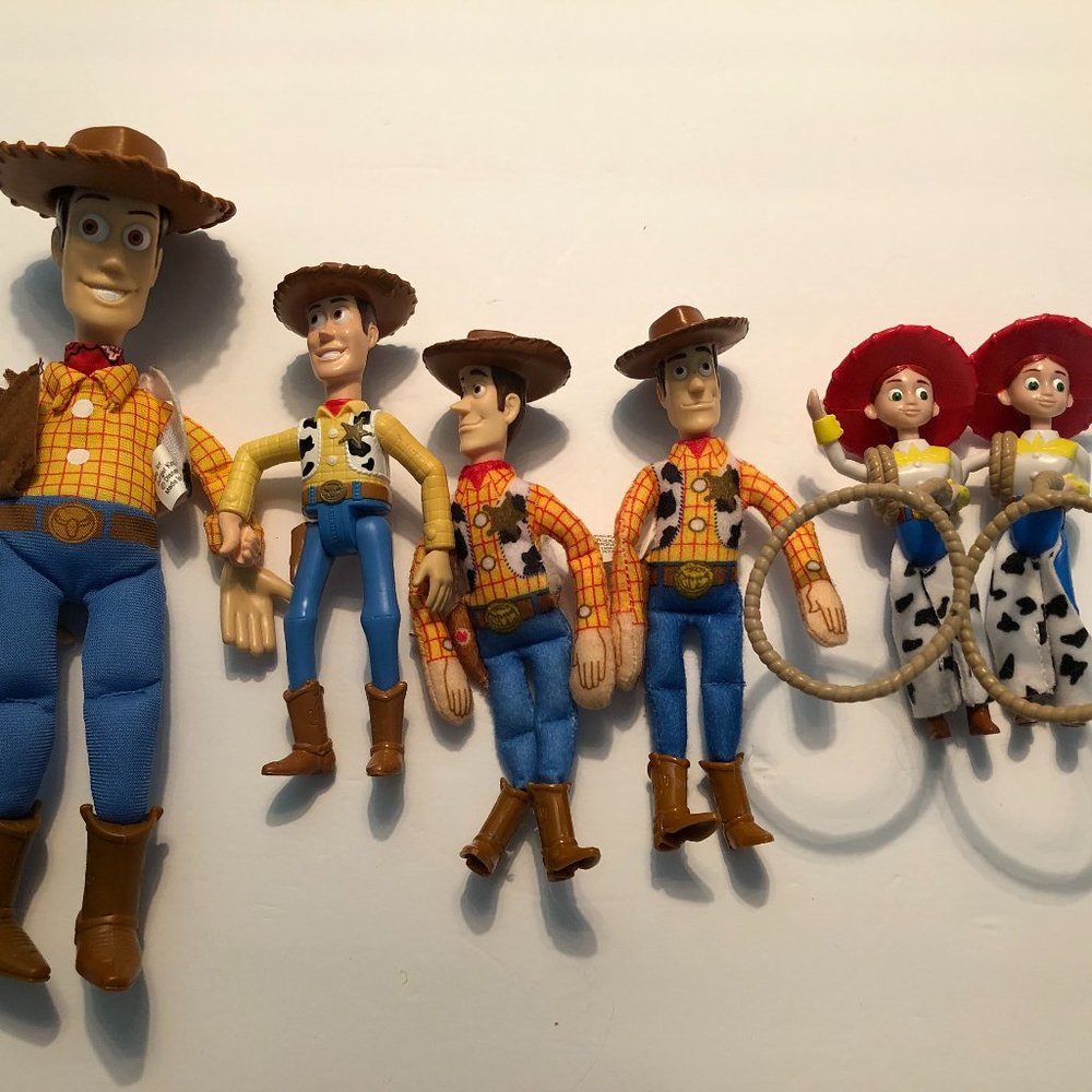 Toy Story Burger King Woody' and Jessie lot